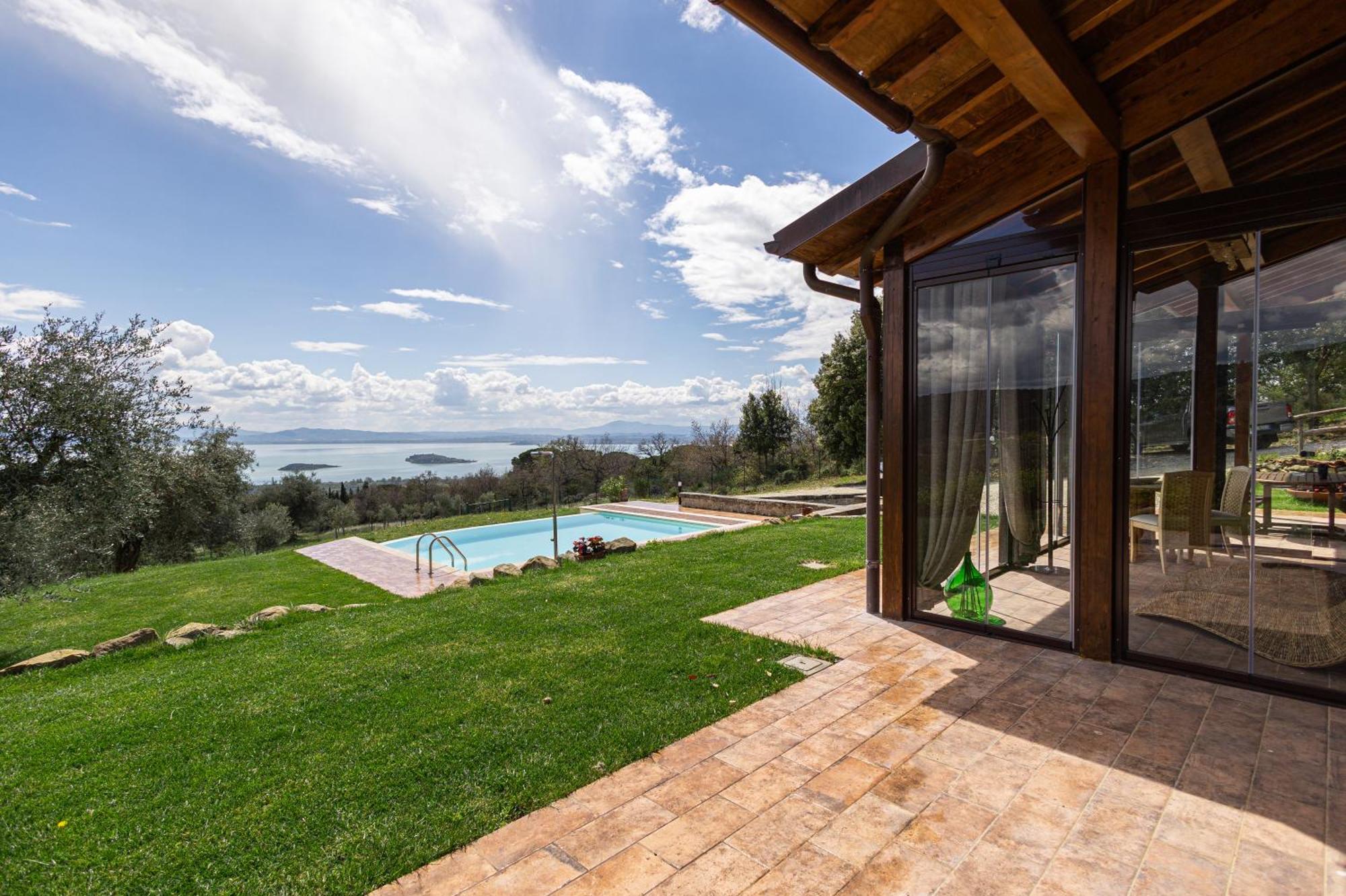 Di Colle In Colle - Country House With Private Pool Туоро сул Тразимено Екстериор снимка