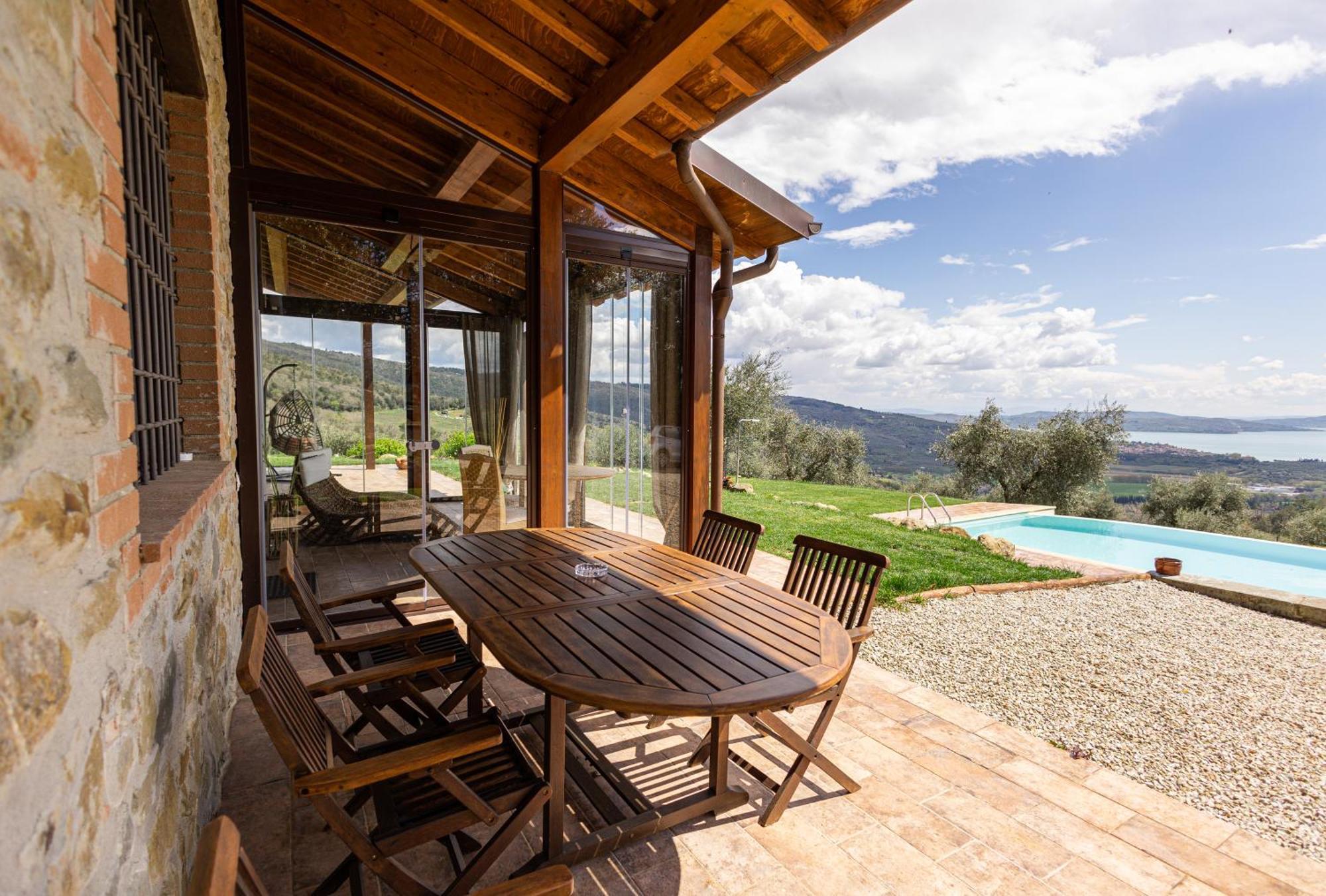 Di Colle In Colle - Country House With Private Pool Туоро сул Тразимено Екстериор снимка