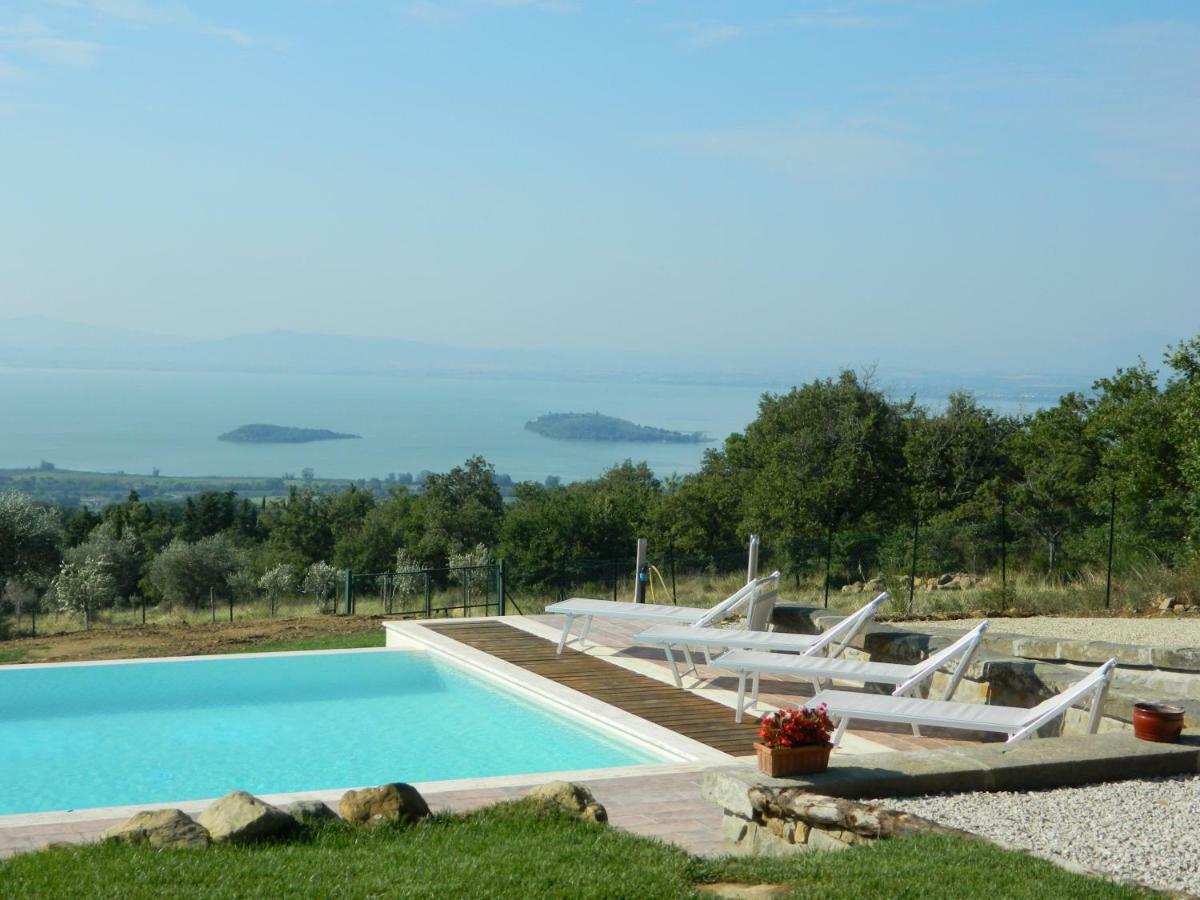 Di Colle In Colle - Country House With Private Pool Туоро сул Тразимено Екстериор снимка